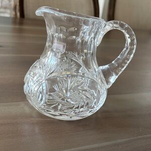 Crystal Clear Signatures Elegant Clear Glass Pitcher with Original Box